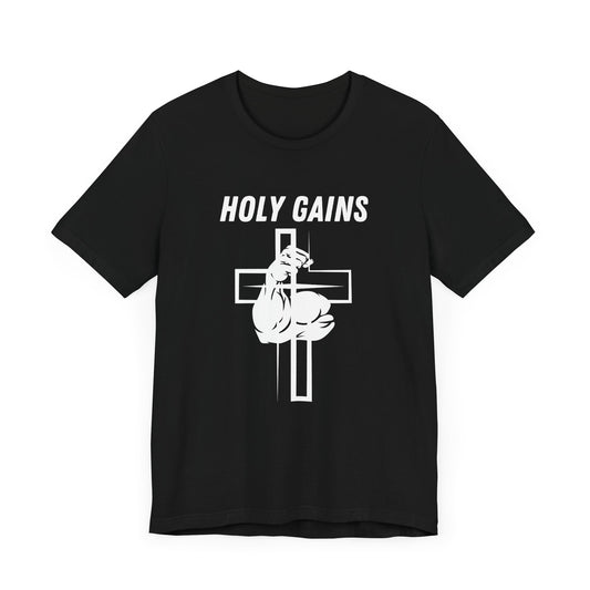 Holy Gains Jersey Short Sleeve Tee