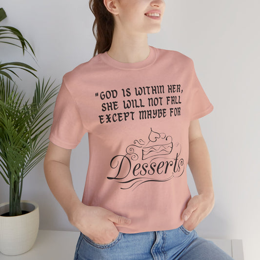 God Is Within Her Jersey Short Sleeve Tee