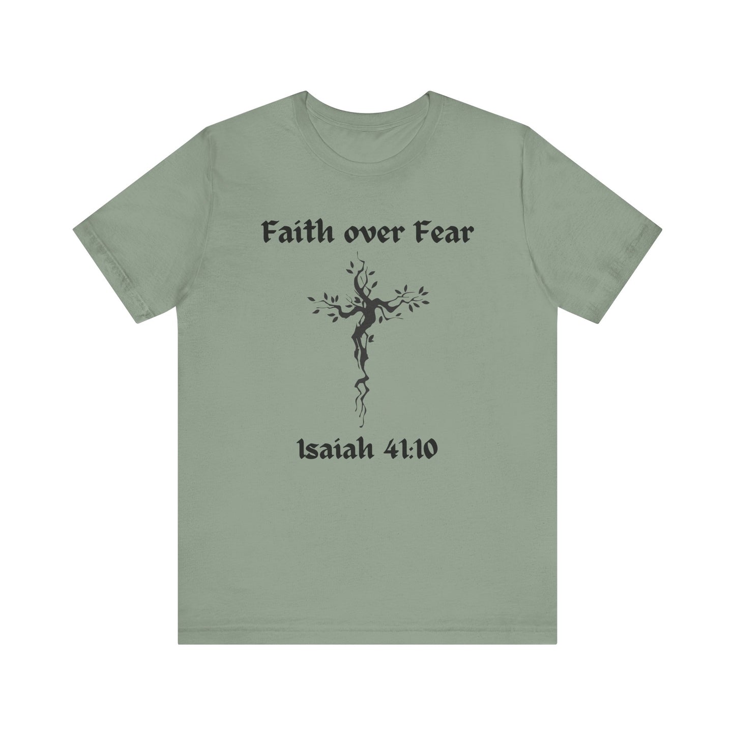 Faith Over Fear Jersey Short Sleeve Tee