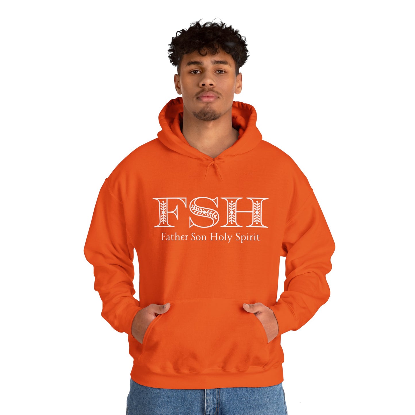 Father Son Holy Spirit Heavy Blend™ Hooded Sweatshirt