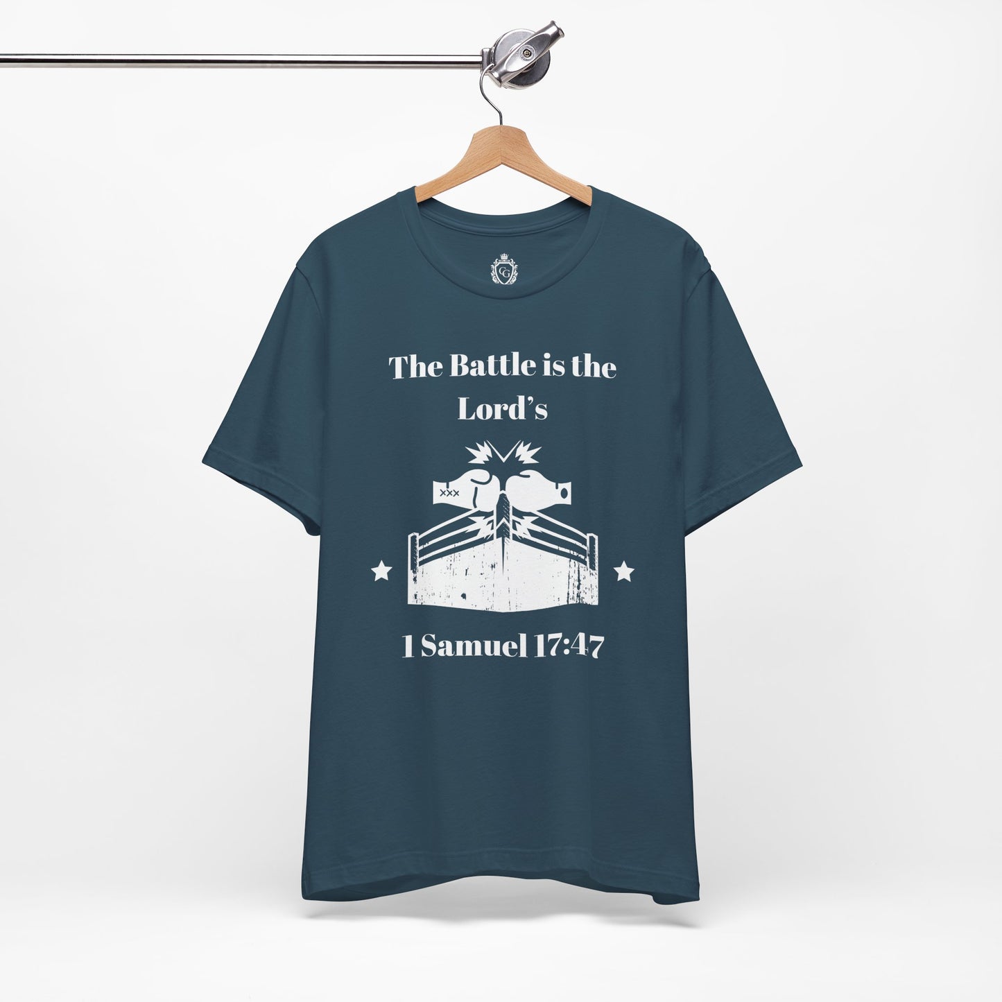 The Battle Is The Lord's Jersey Short Sleeve Tee