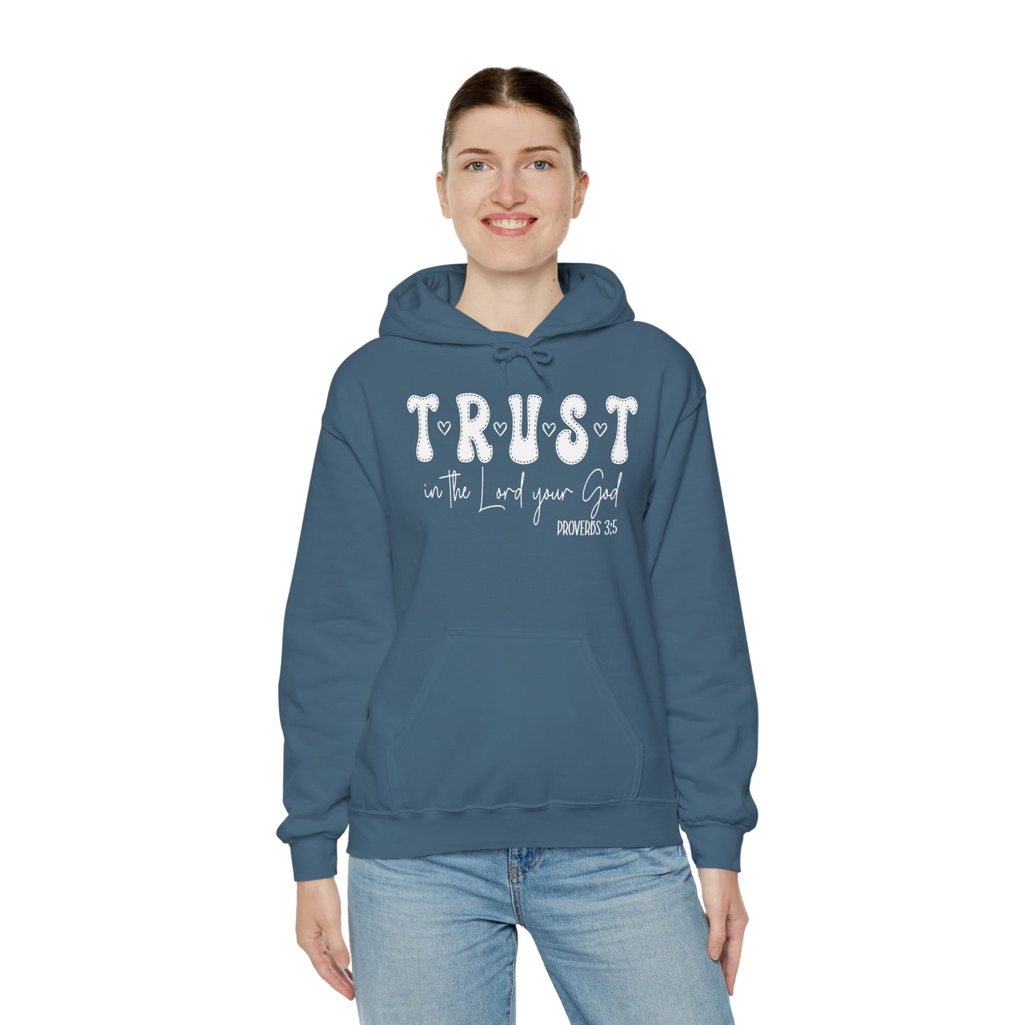Trust In The Lord Heavy Blended Hoodie