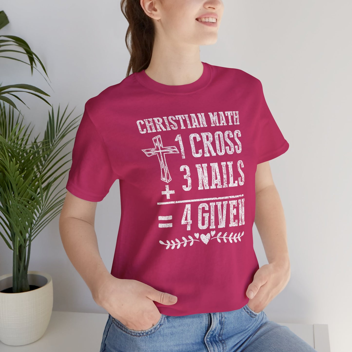 Christian Math Jersey Short Sleeve Tee