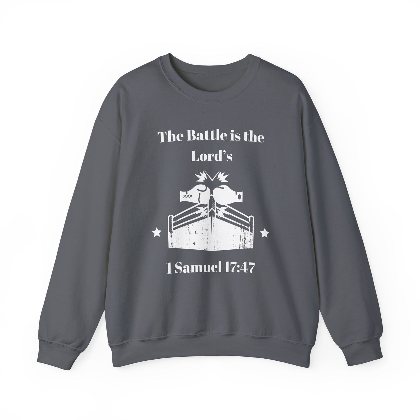 Men's Sweatshirt - The Battle Is The Lord's