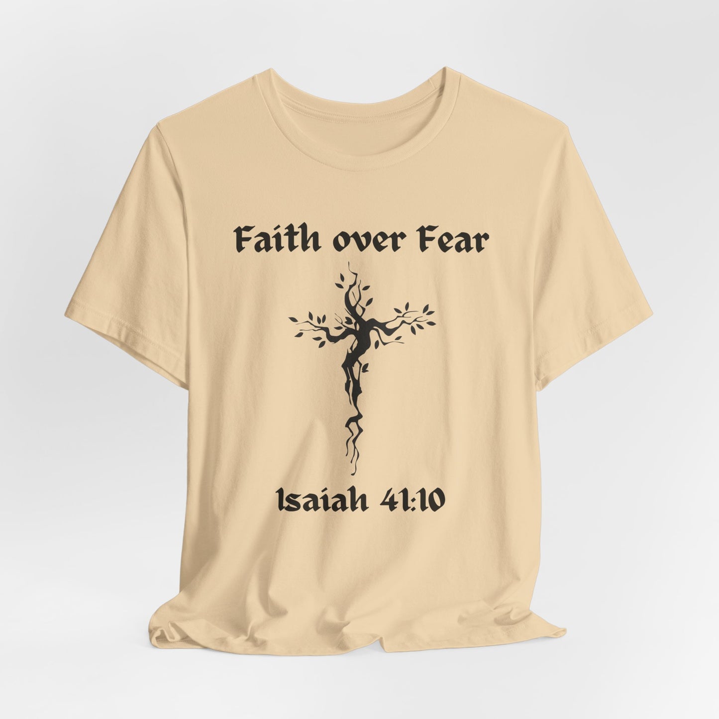 Faith Over Fear Jersey Short Sleeve Tee