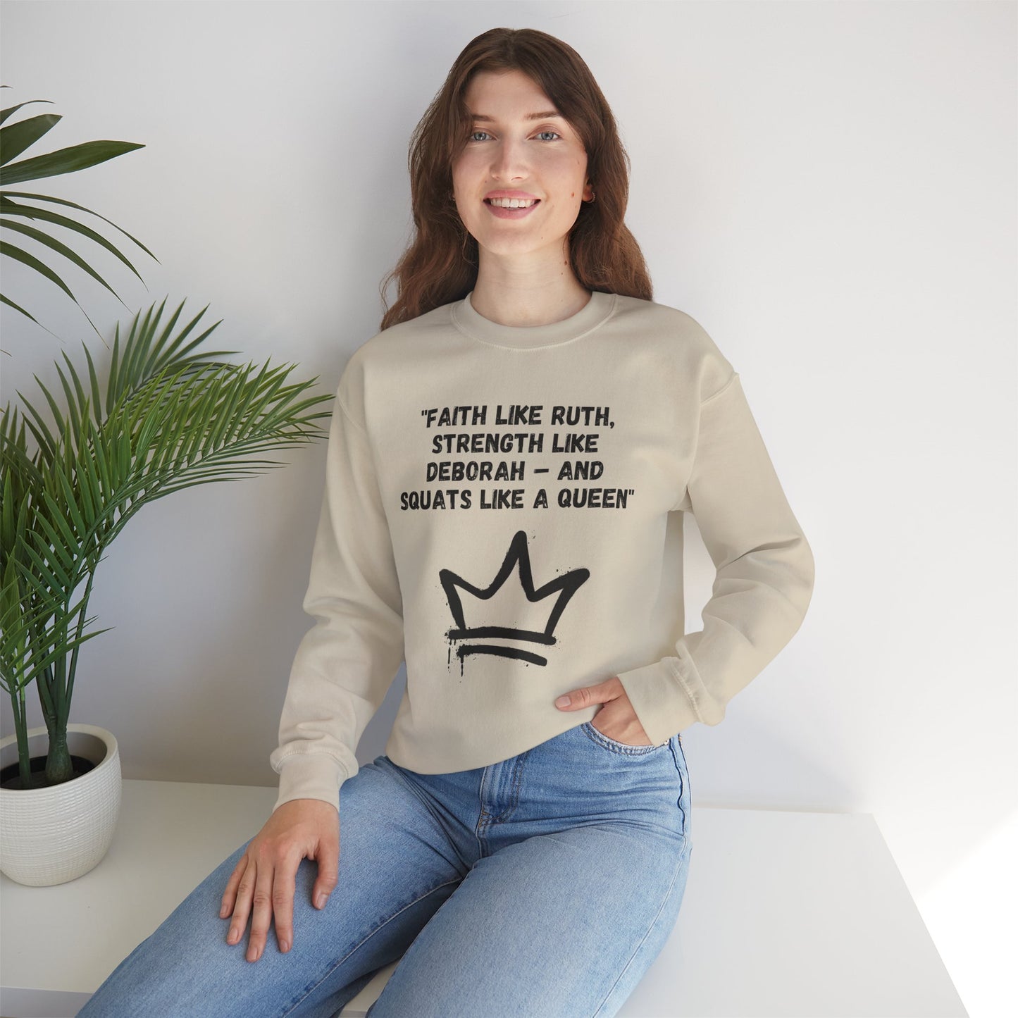 Faith Like Ruth Heavy Blend™ Crewneck Sweatshirt