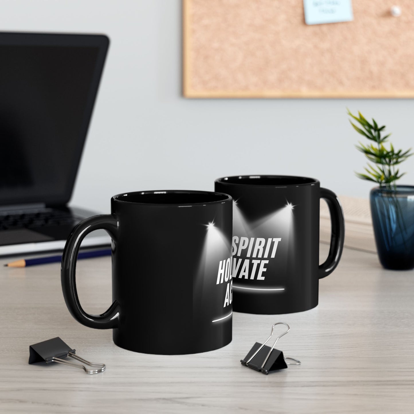 Holy Spirit Activate Black Mug (11oz, 15oz)