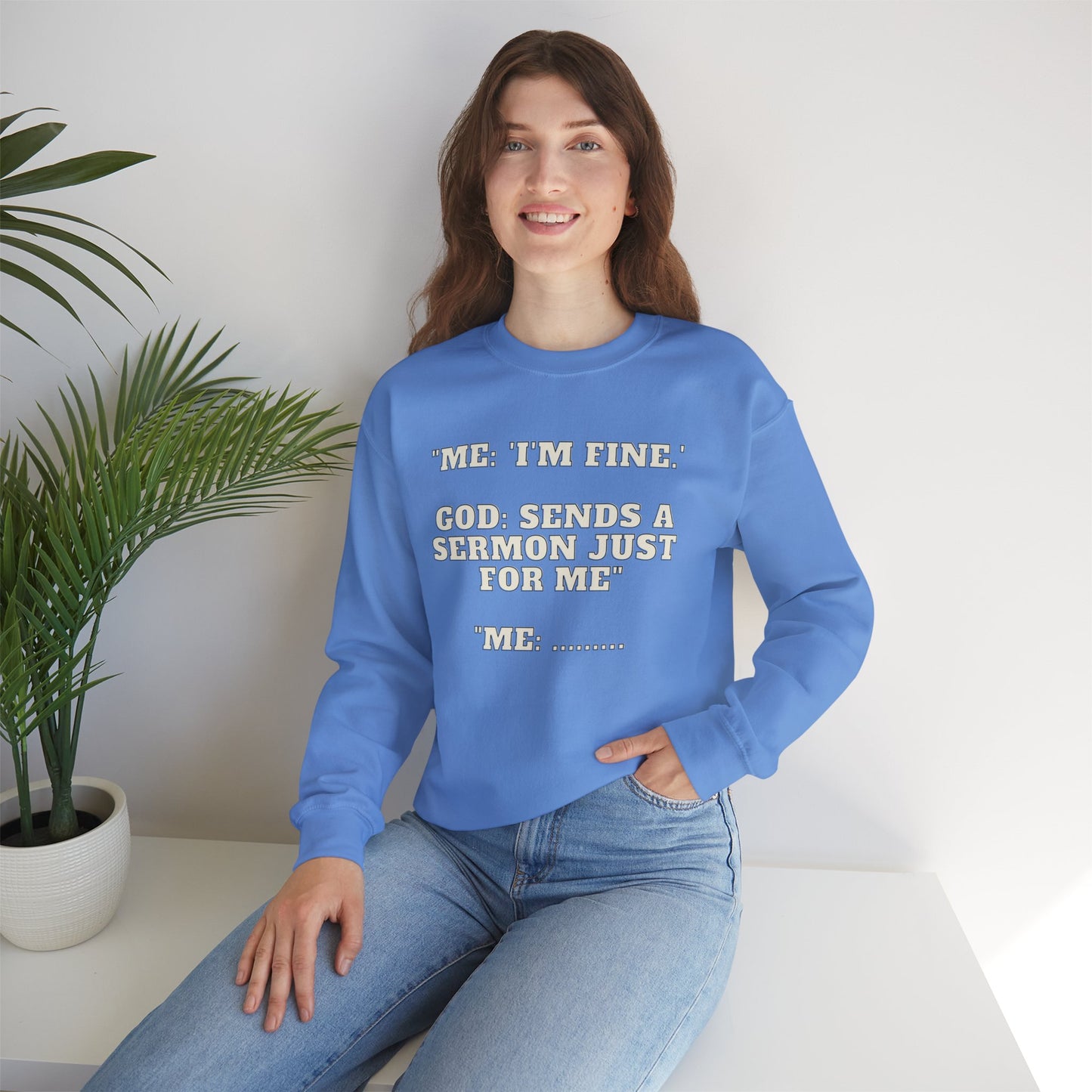 Sermon Just For Me Heavy Blend™ Crewneck Sweatshirt