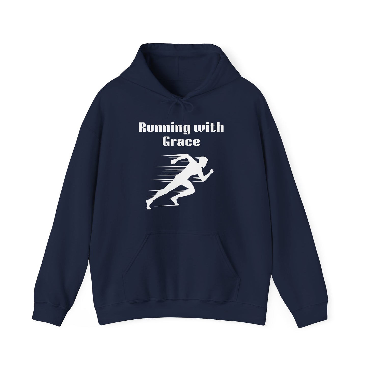 Running With Grace Heavy Blend™ Hooded Sweatshirt