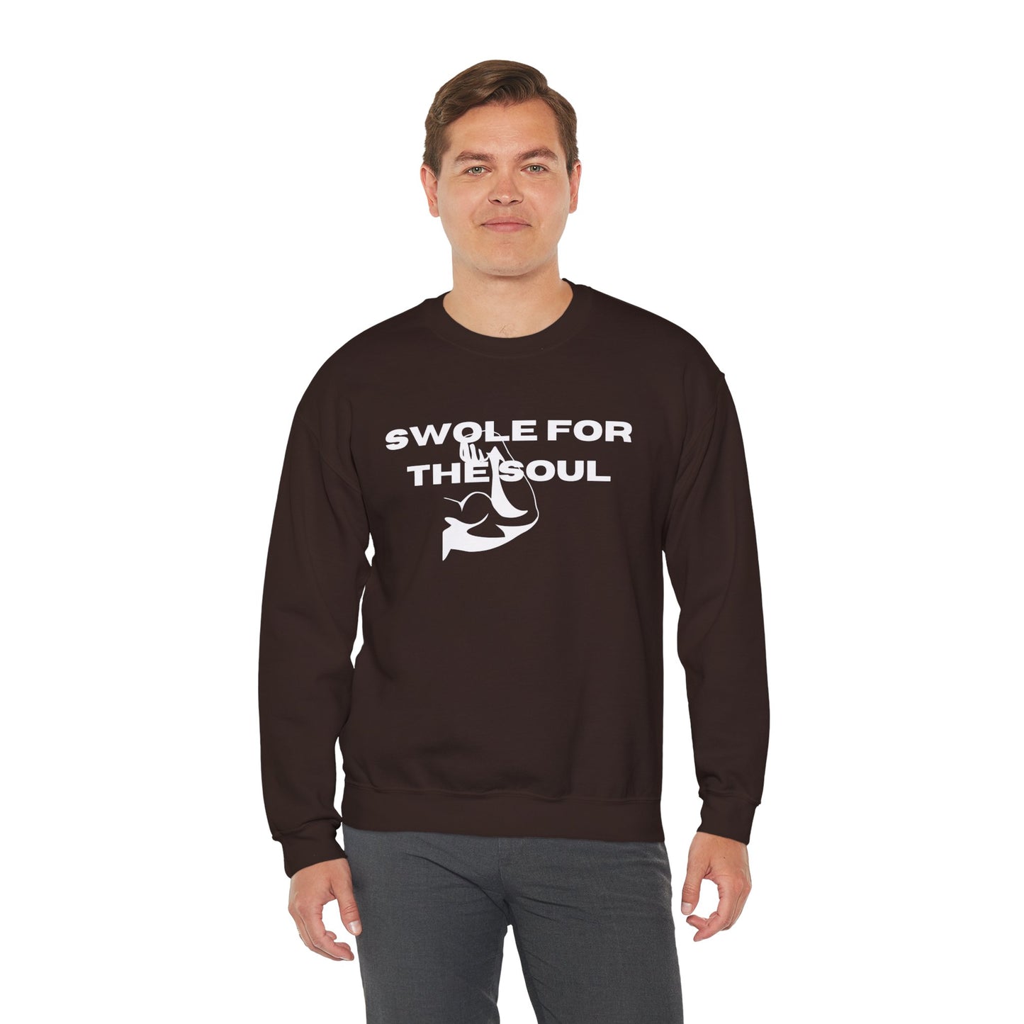 Swole For The Soul Heavy Blend™ Crewneck Sweatshirt