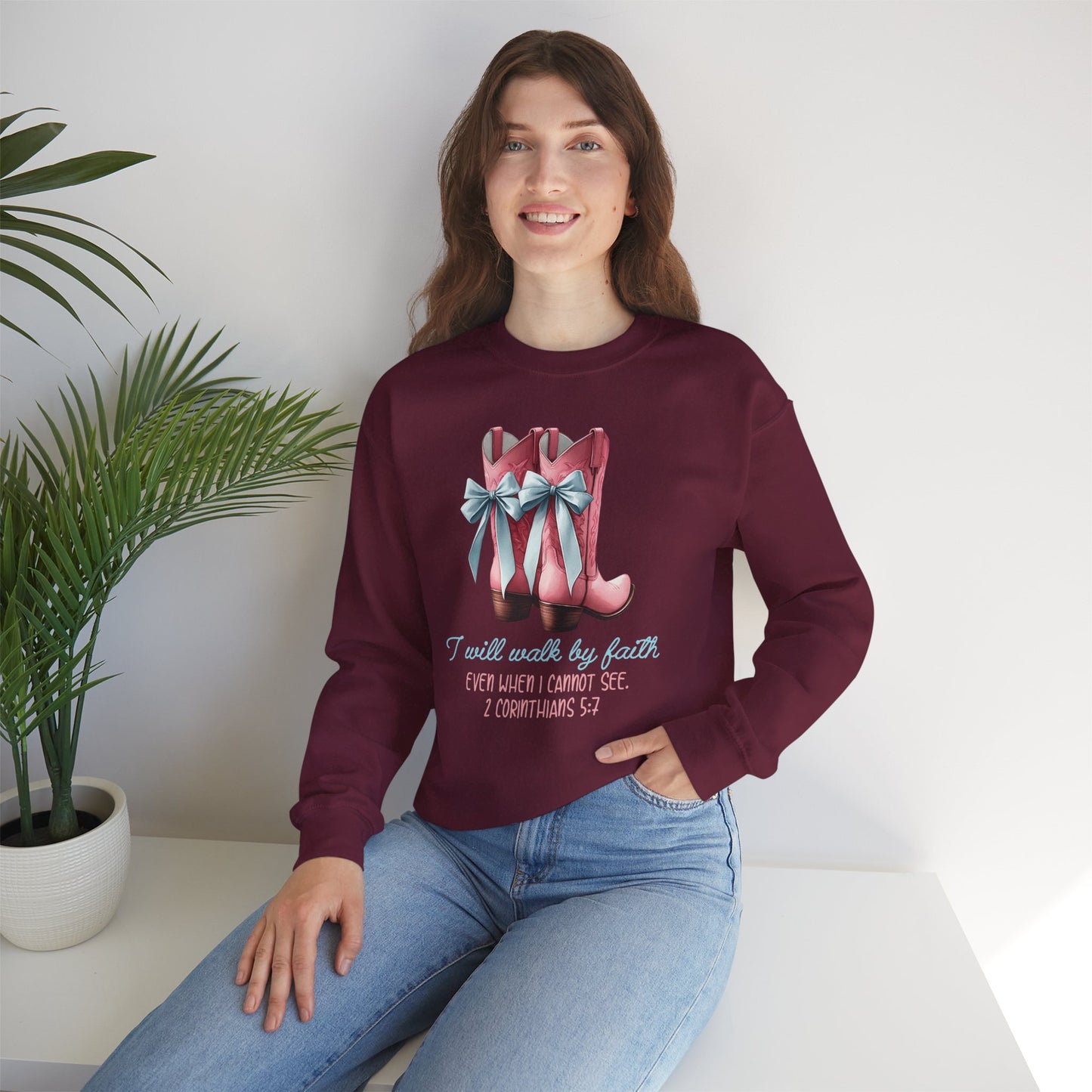 Walk By Faith Women Sweatshirt