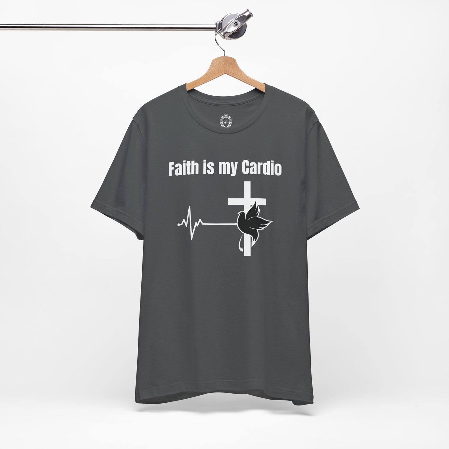Faith Is My Cardio Jersey Short Sleeve Tee