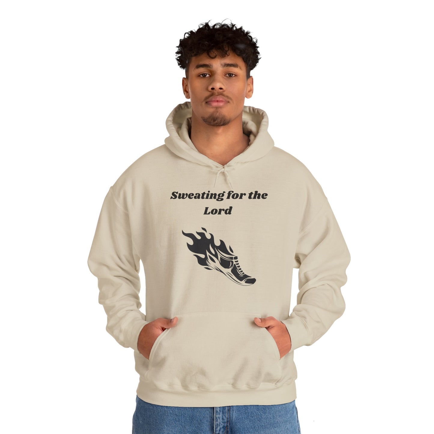 Sweating For The Lord Heavy Blend™ Hooded Sweatshirt