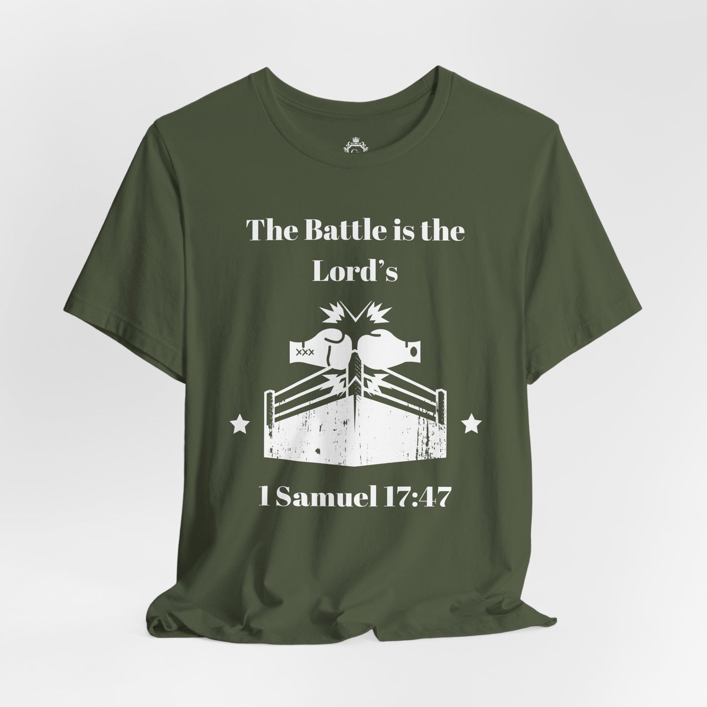 The Battle Is The Lord's Jersey Short Sleeve Tee