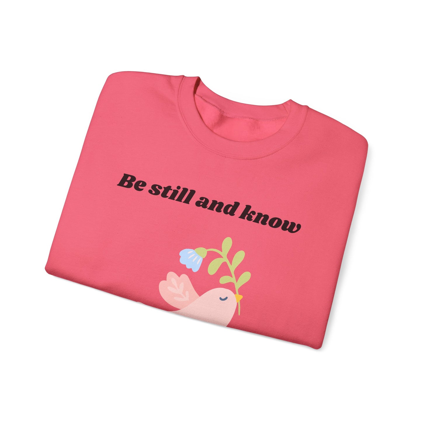 Be Still And Know Heavy Blend™ Crewneck Sweatshirt