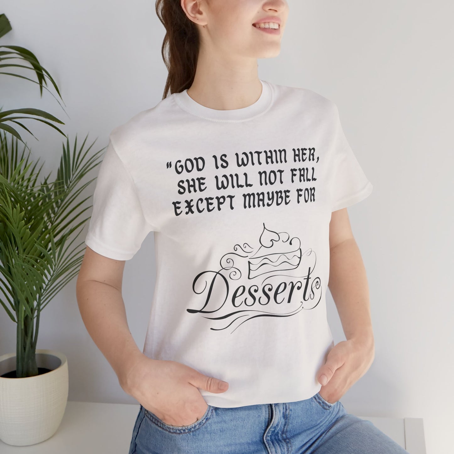 God Is Within Her Jersey Short Sleeve Tee