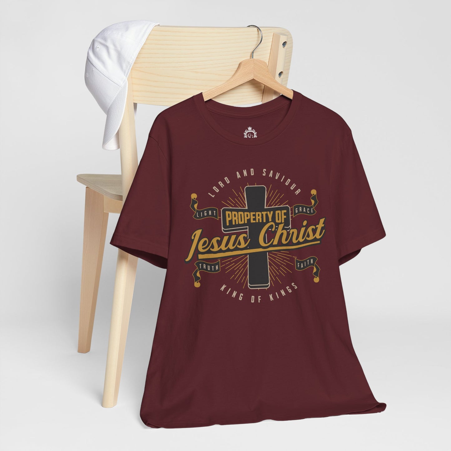 Property Of Jesus Christ Jersey Short Sleeve Tee