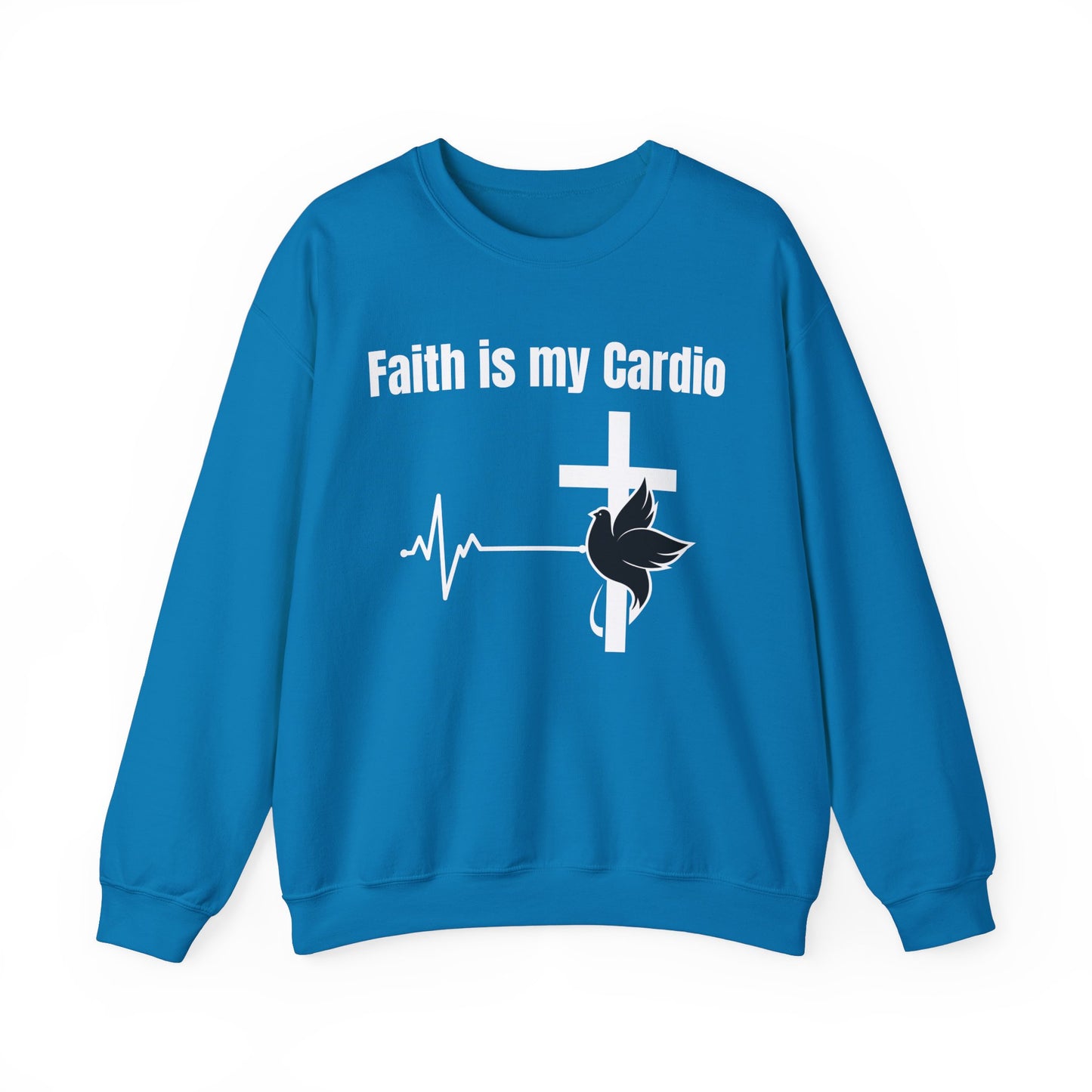 Faith Is My Cardio Heavy Blend™ Crewneck Sweatshirt