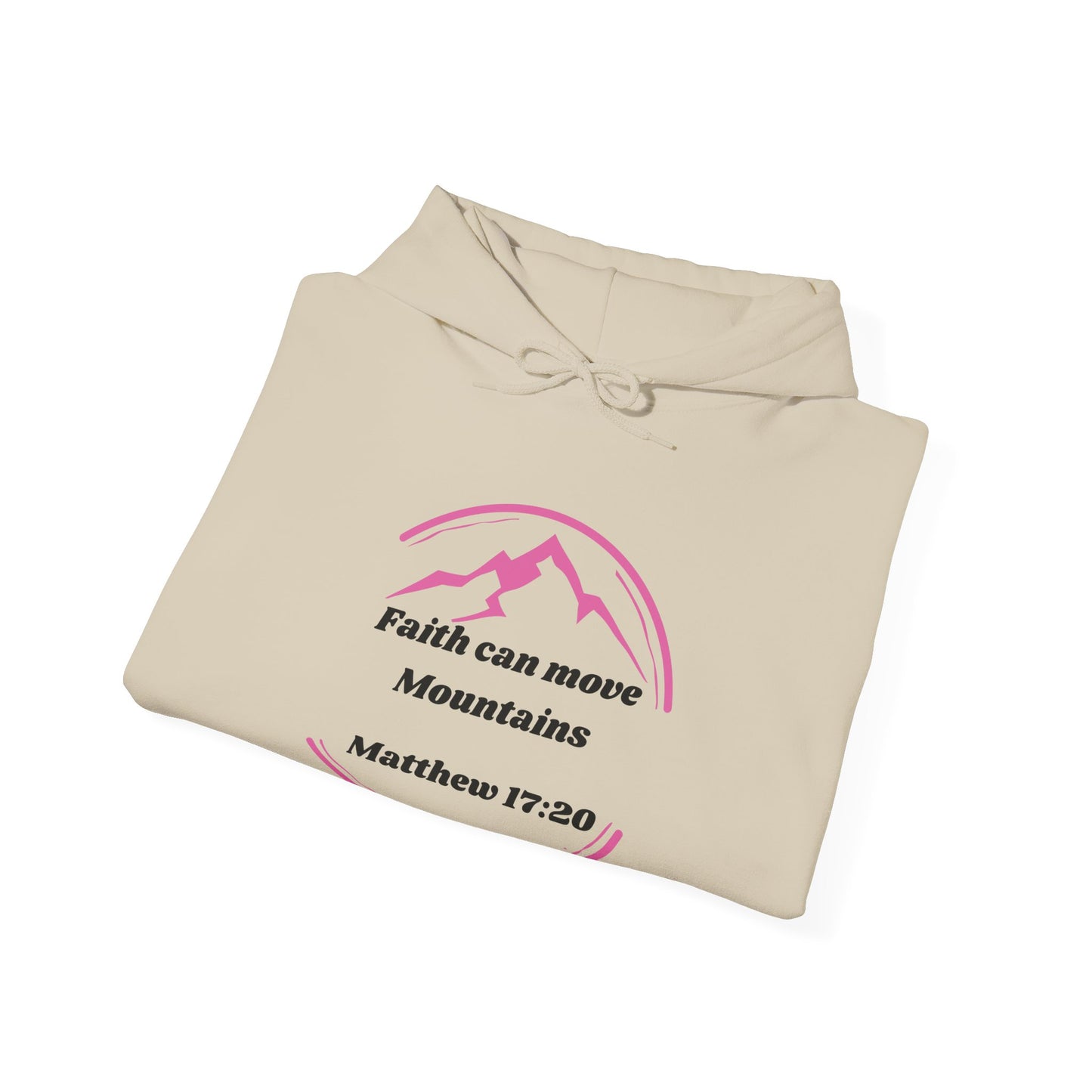 Faith Can Move Mountains Heavy Blend™ Hooded Sweatshirt