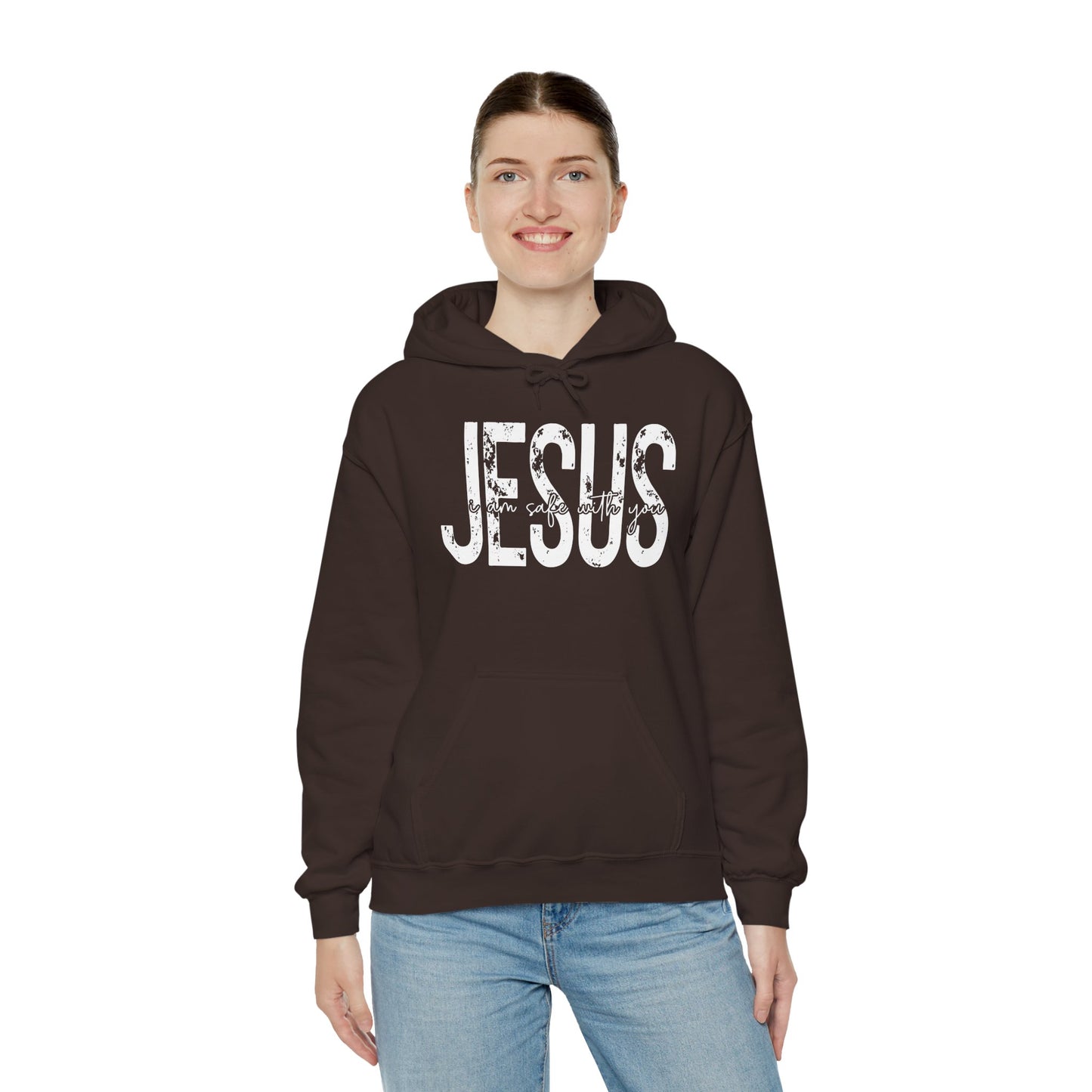 Jesus I Am Safe With You Heavy Blended Hoodie