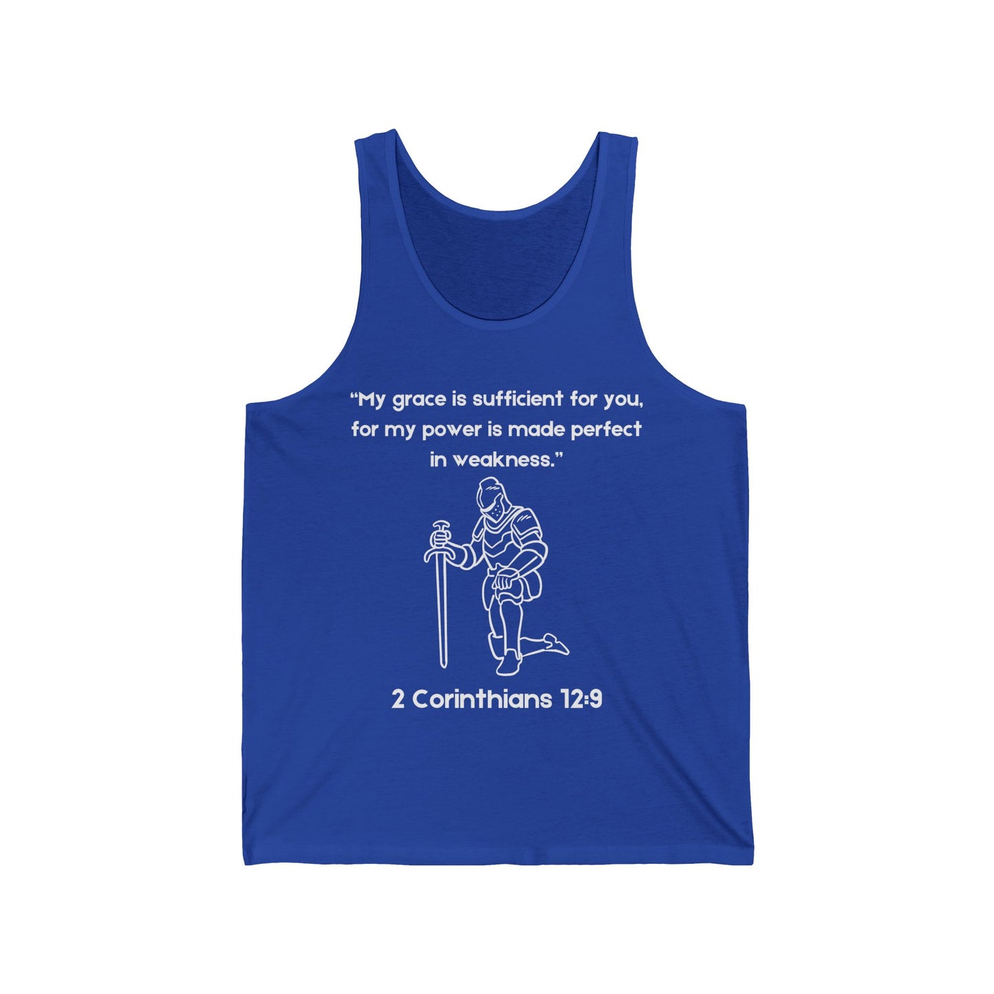 My Grace Is Sufficient Jersey Tank