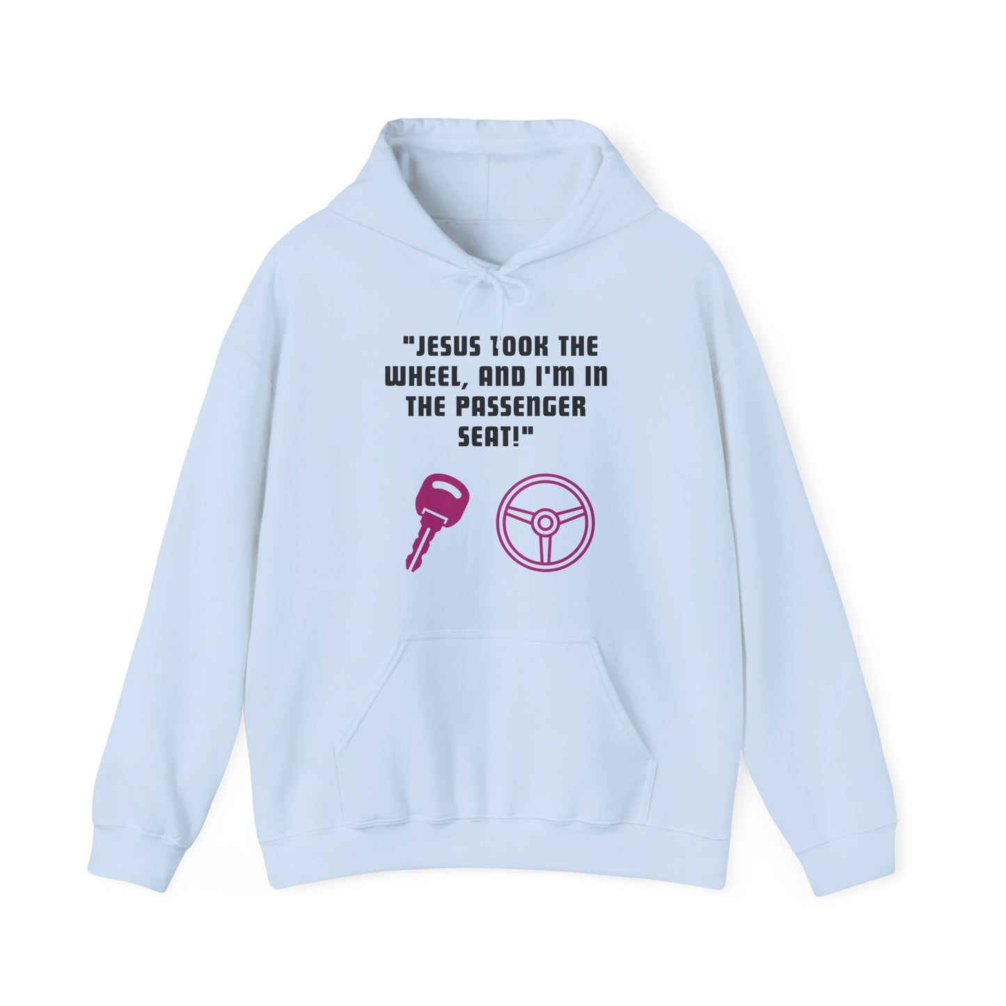 Jesus Took The Wheel Heavy Blend™ Hooded Sweatshirt