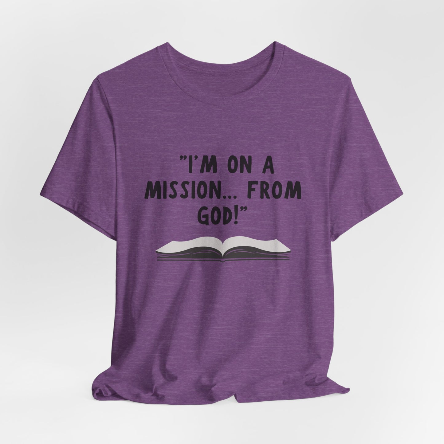 I'm On A Mission From God Jersey Short Sleeve Tee