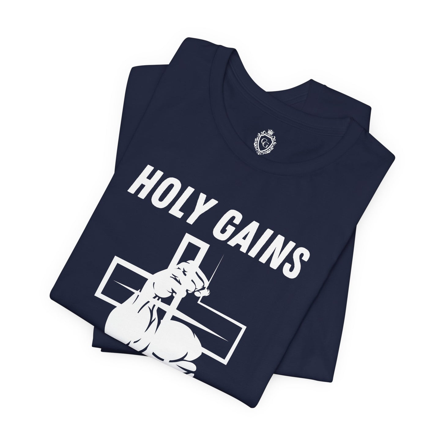 Holy Gains Jersey Short Sleeve Tee