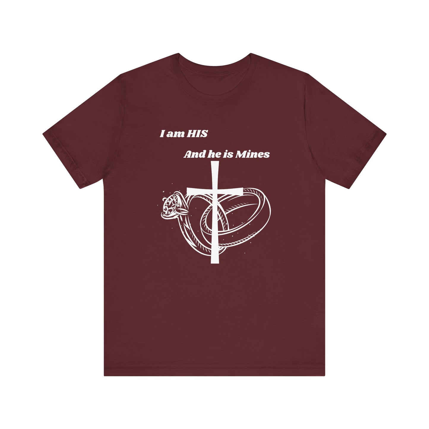 I Am His And He Is Mines Jersey Short Sleeve Tee