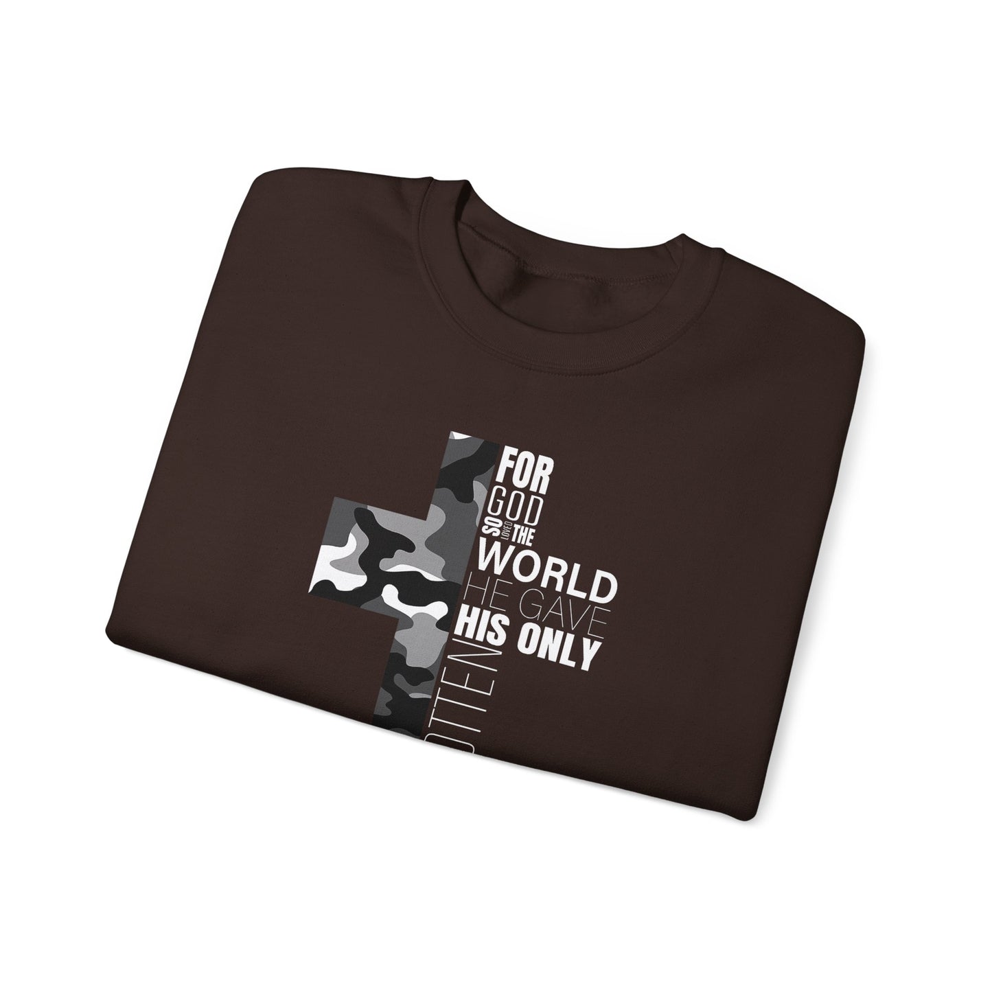 Men's Sweatshirt - For God So Loved The World