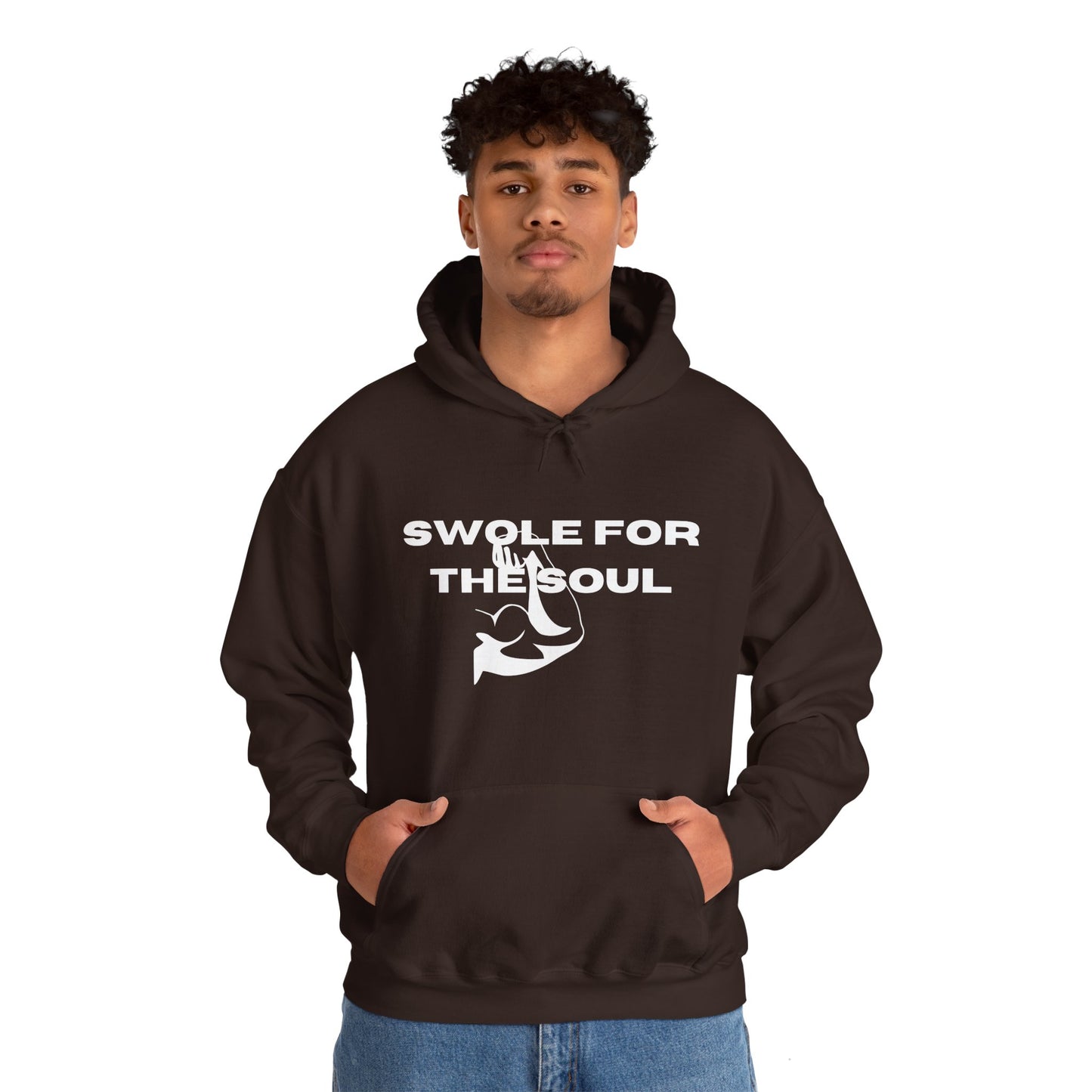 Swole For The Soul Heavy Blend™ Hooded Sweatshirt