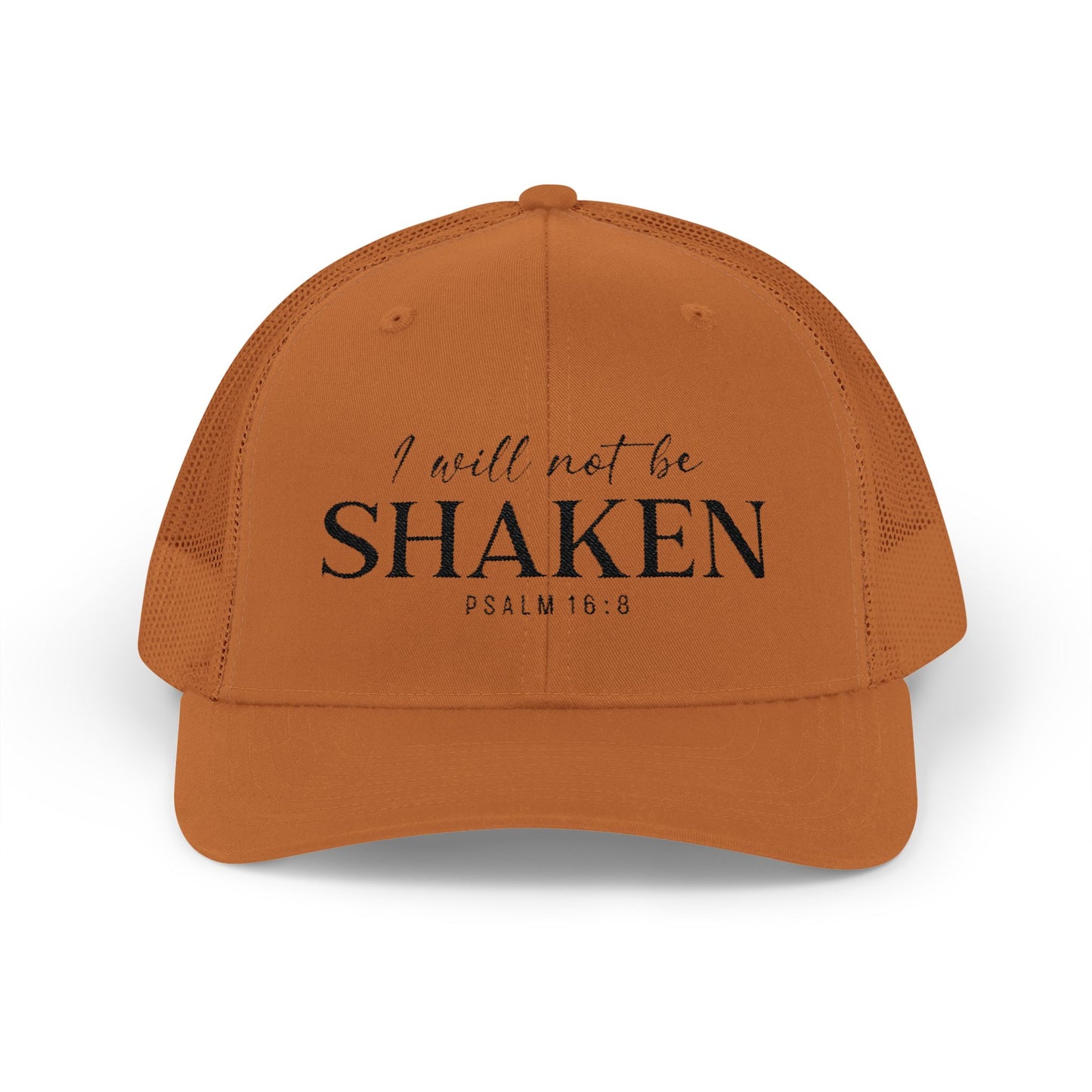 I Will Not Be Shaken Snapback Cap