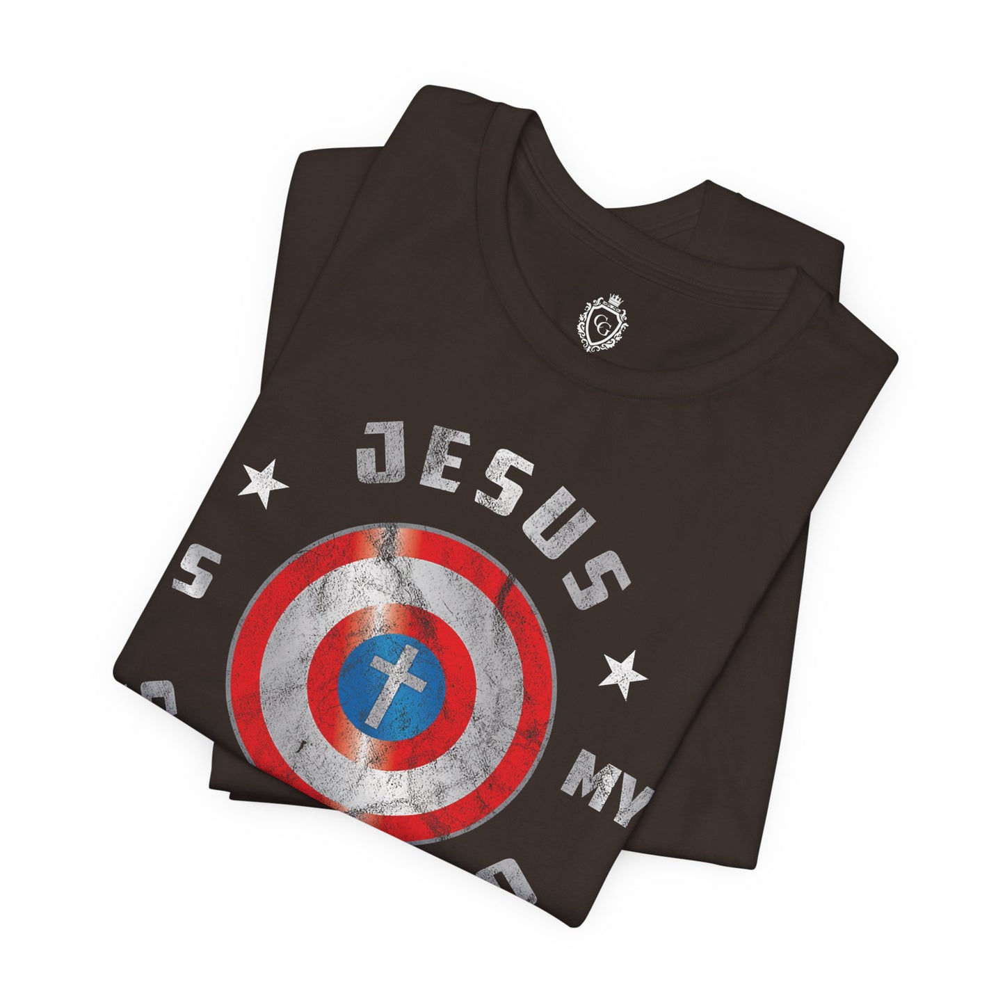Jesus Is My Super Hero Jersey Short Sleeve Tee