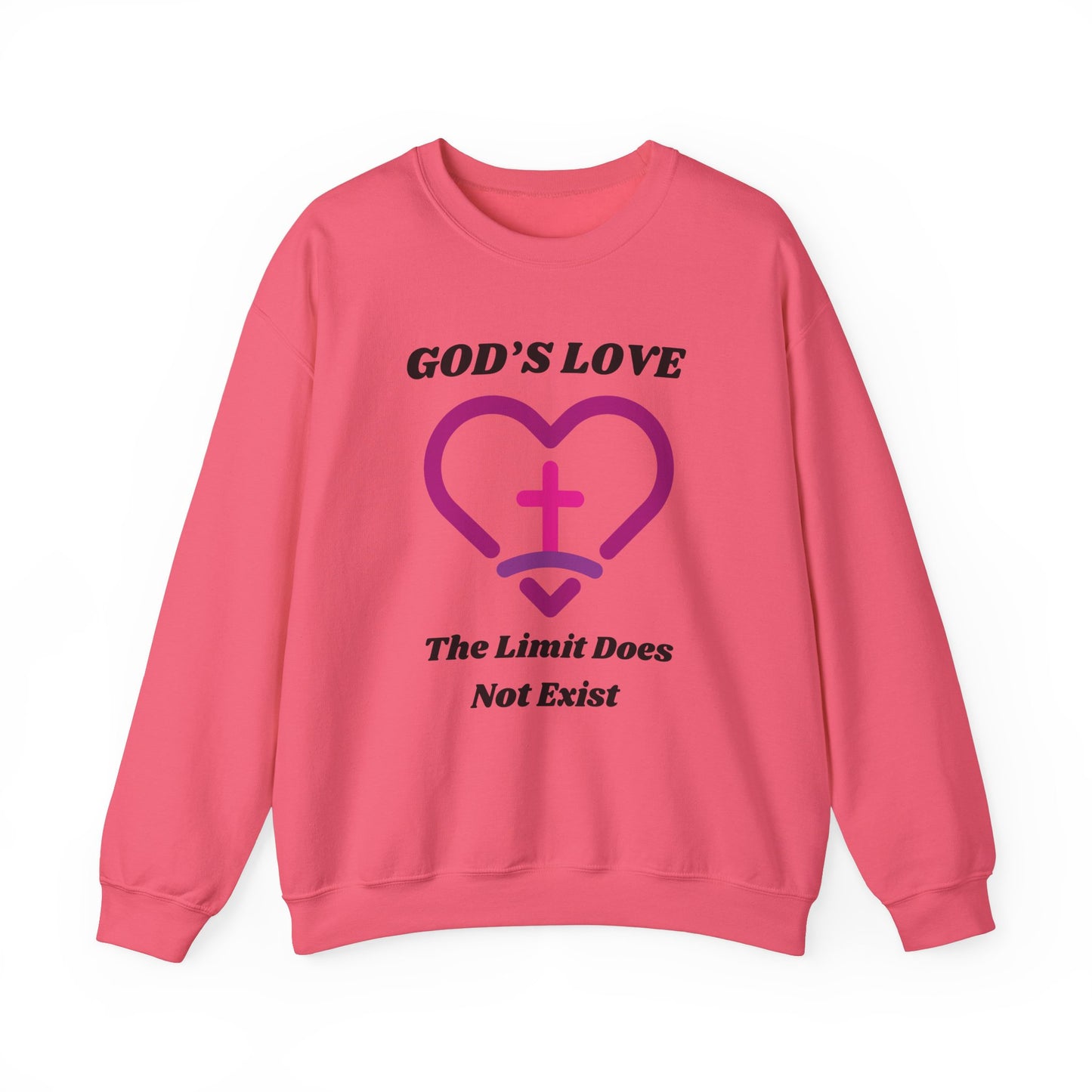 God's Love The Limit Does Not Exist Heavy Blend™ Crewneck Sweatshirt