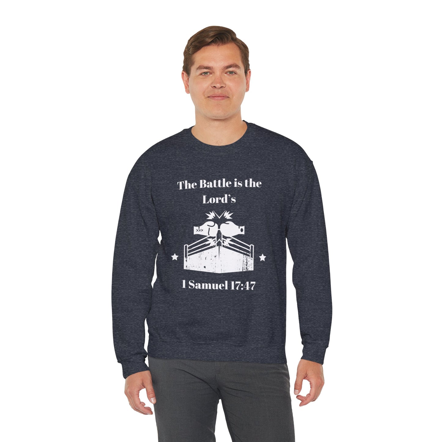 God's Battle Crewneck Sweatshirt