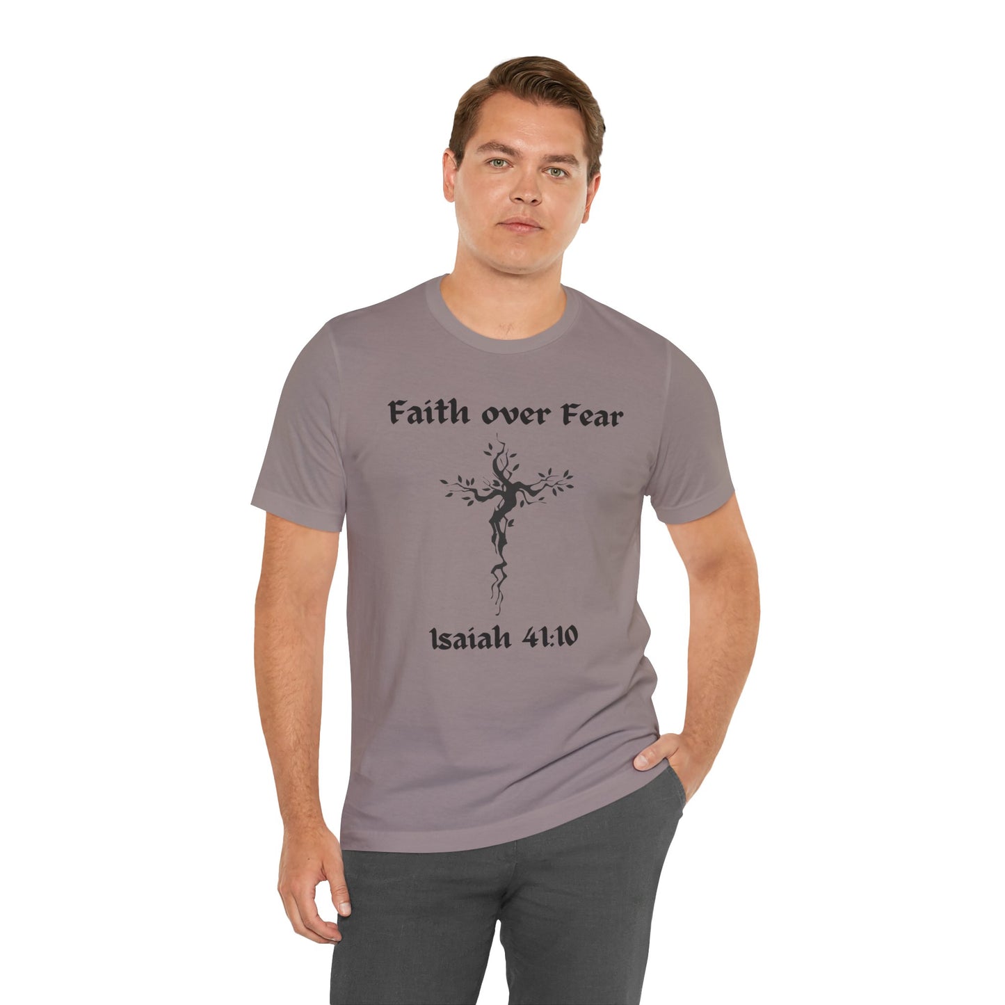 Faith Over Fear Jersey Short Sleeve Tee