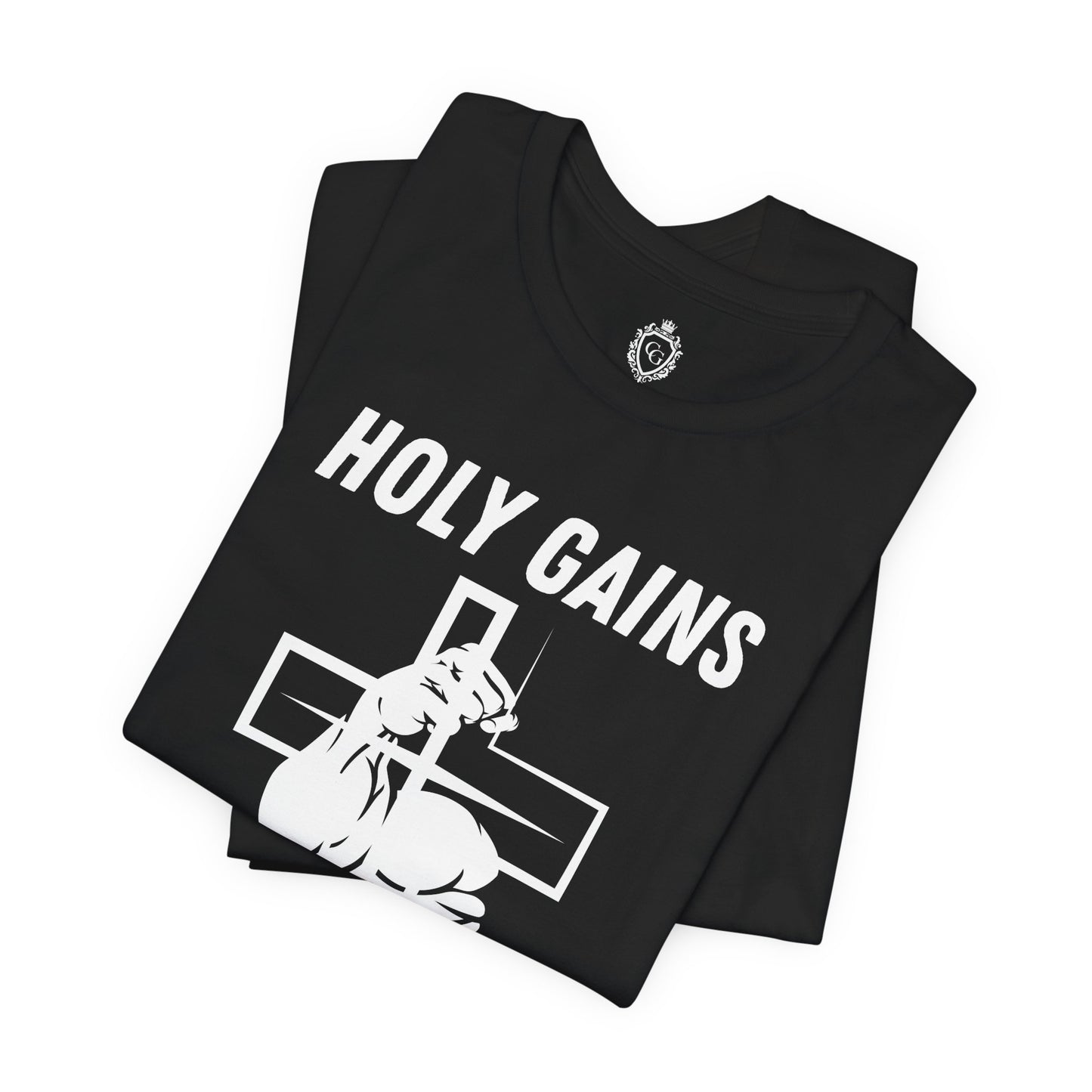 Holy Gains Jersey Short Sleeve Tee