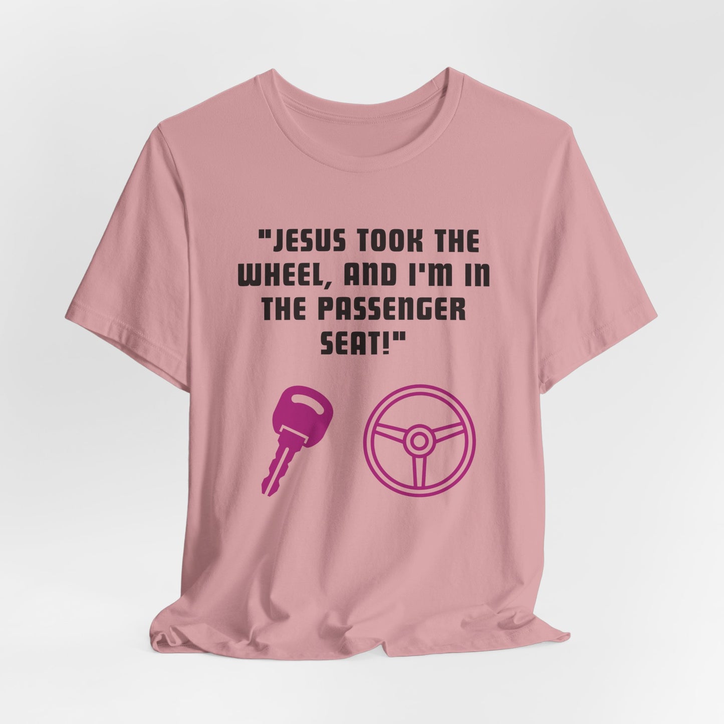 Jesus Took The Wheel Jersey Short Sleeve Tee