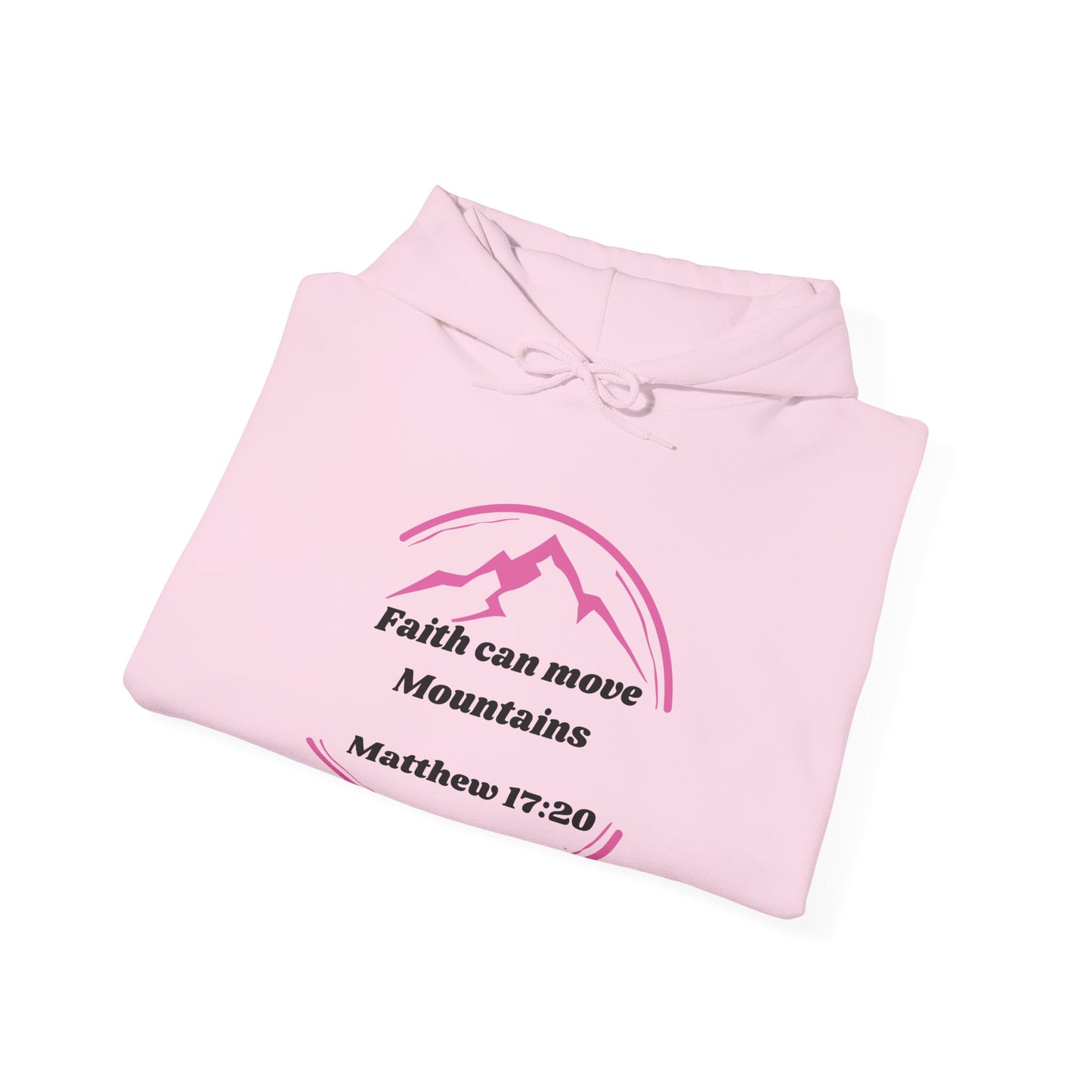 Faith Can Move Mountains Heavy Blend™ Hooded Sweatshirt