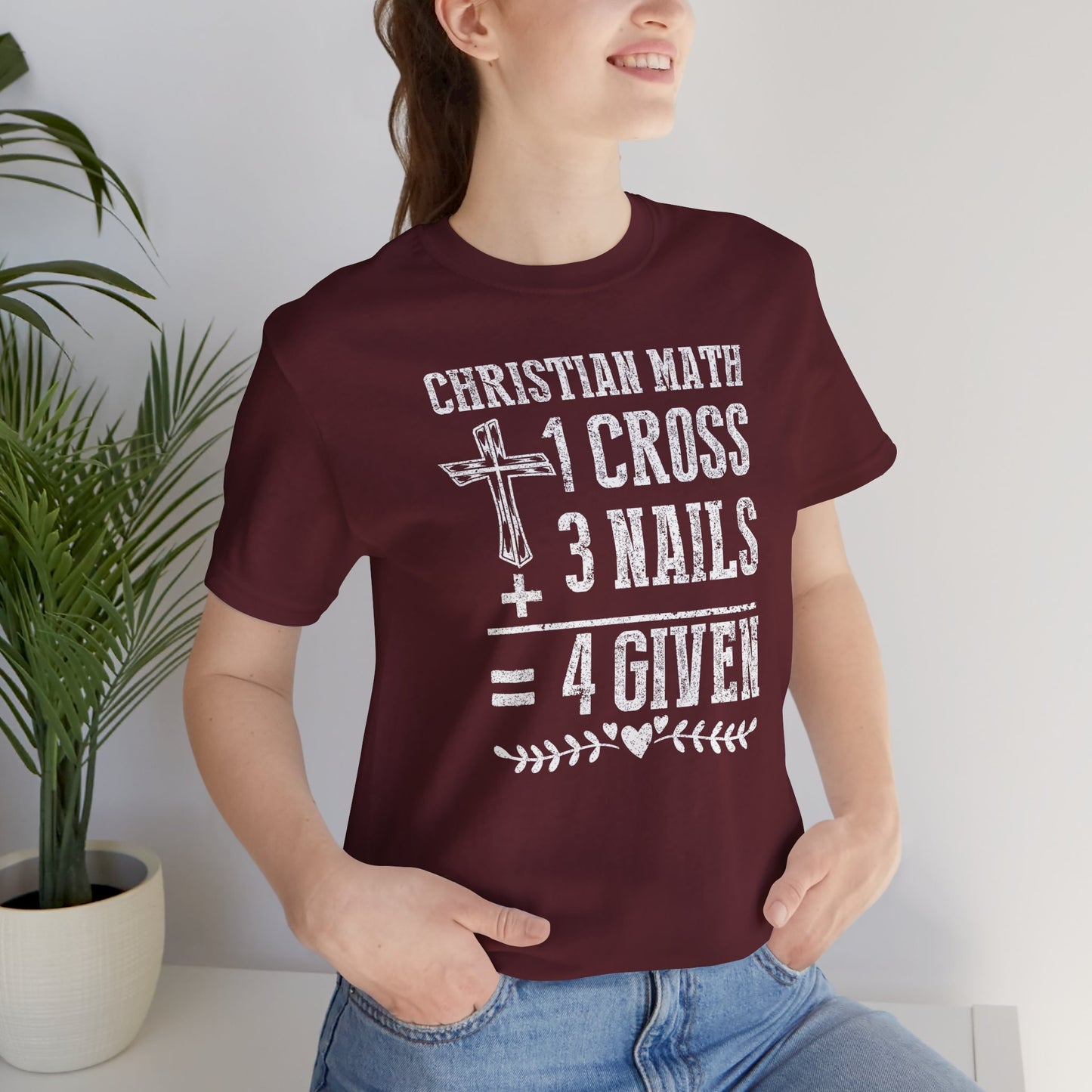 Christian Math Jersey Short Sleeve Tee