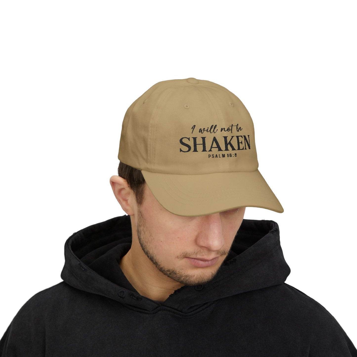I Will Not Be Shaken Embroidered Cap