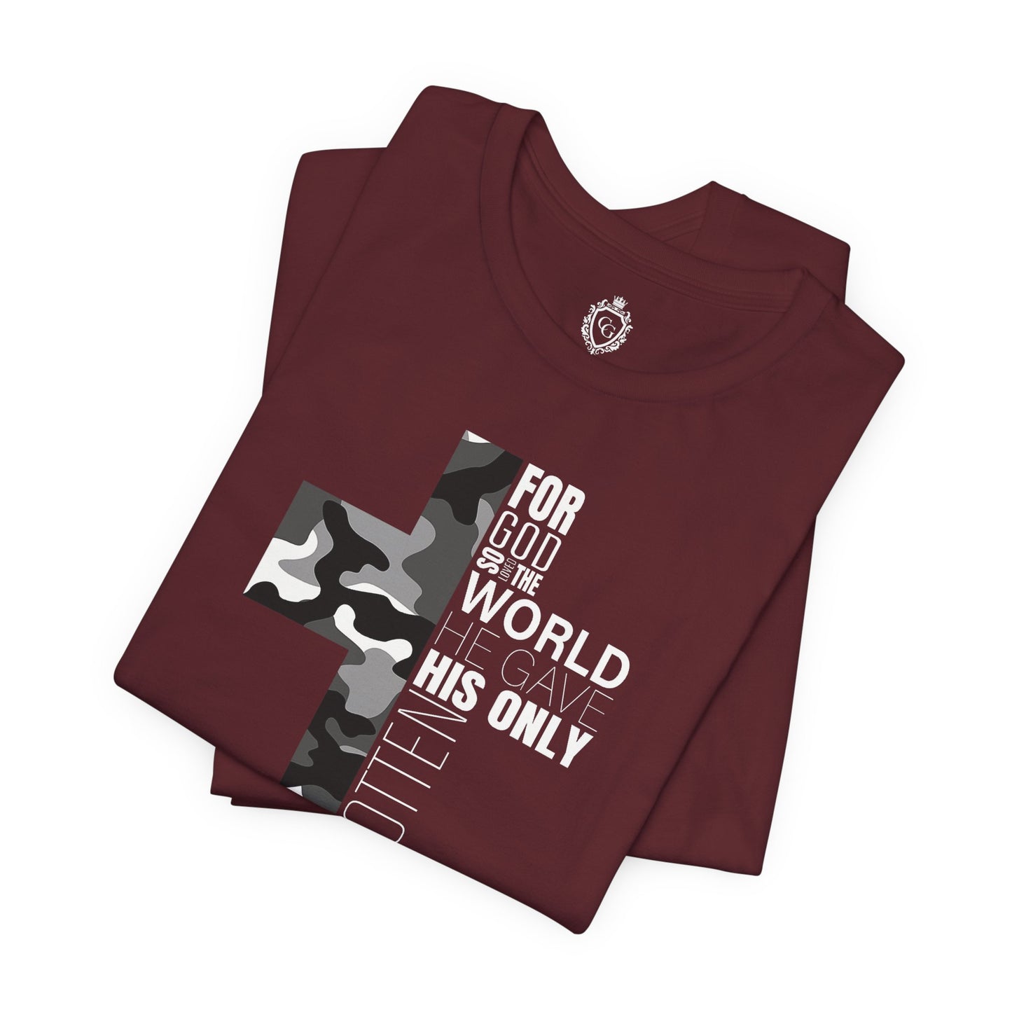 For God So Loved The World Jersey Short Sleeve Tee