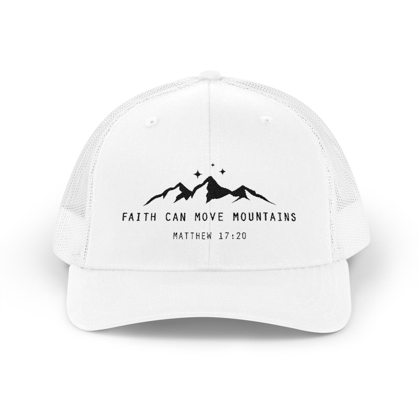 Faith Can Move Mountains Snapback Cap