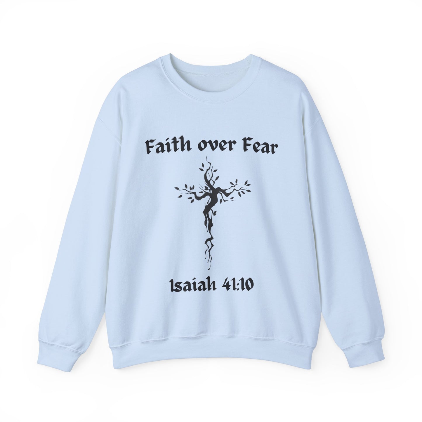 Faith over Fear Heavy Blend™ Crewneck Sweatshirt