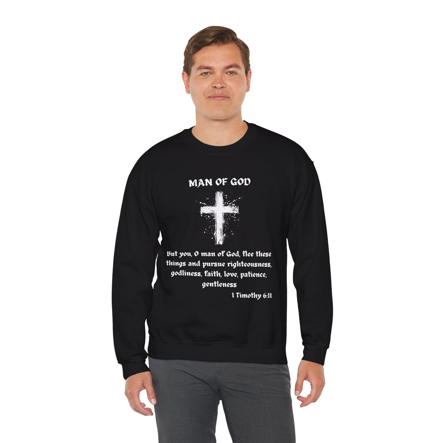 Man Of God Heavy Blend™ Crewneck Sweatshirt