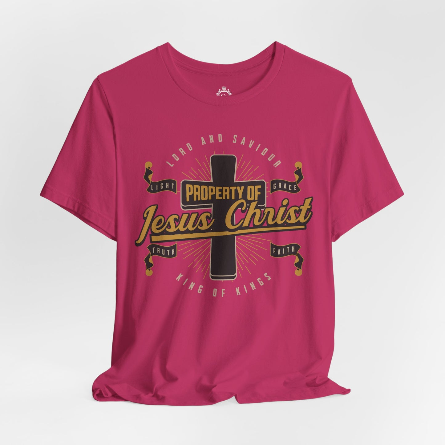 Property Of Jesus Christ Jersey Short Sleeve Tee
