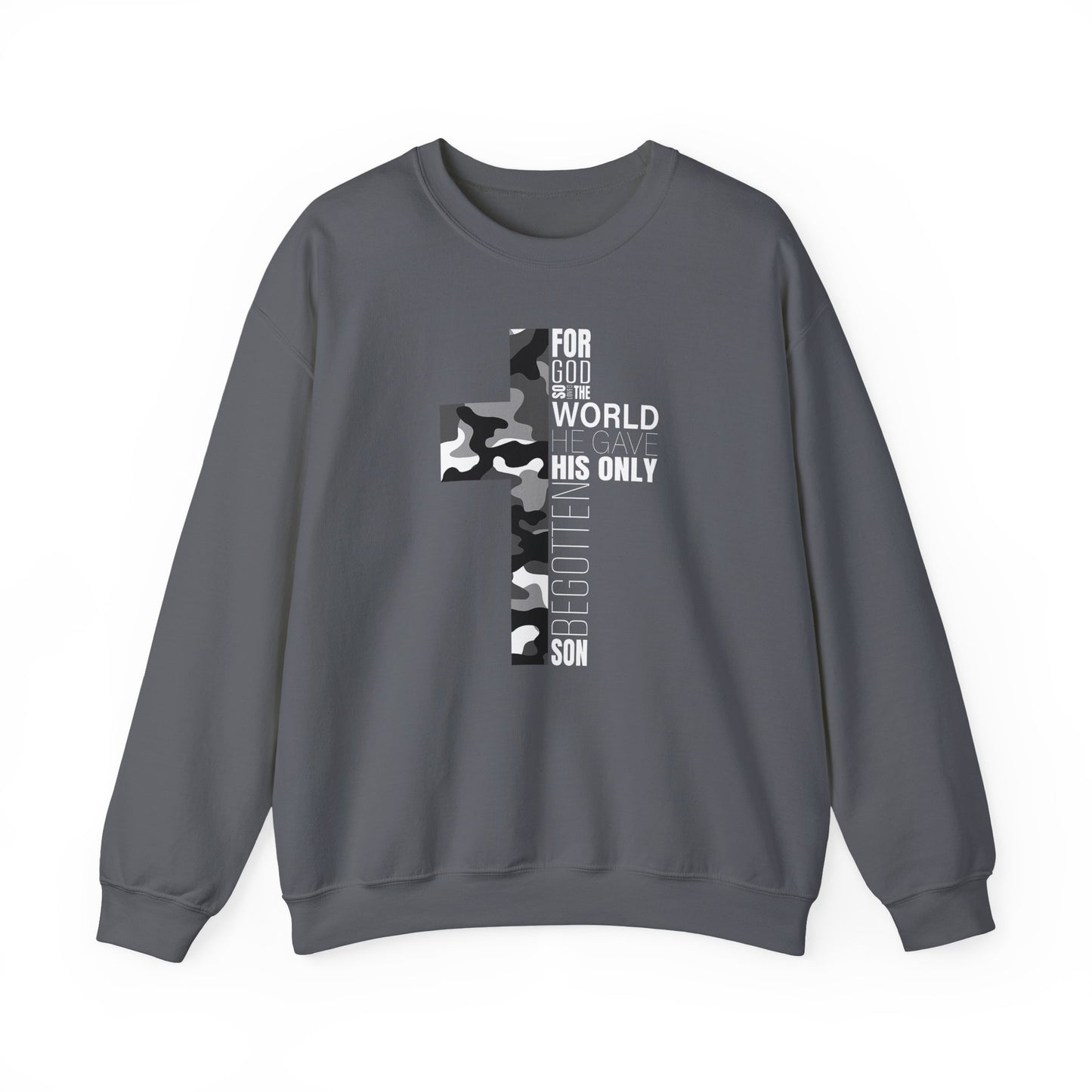 Men's Sweatshirt - For God So Loved The World