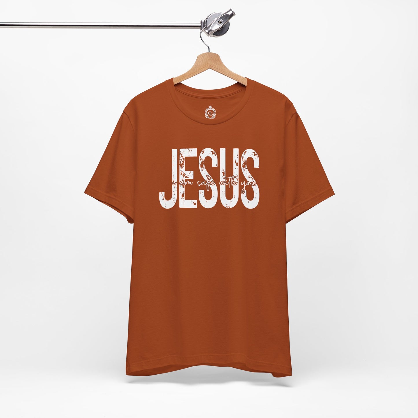 Jesus I am Safe With You Jersey Short Sleeve Tee