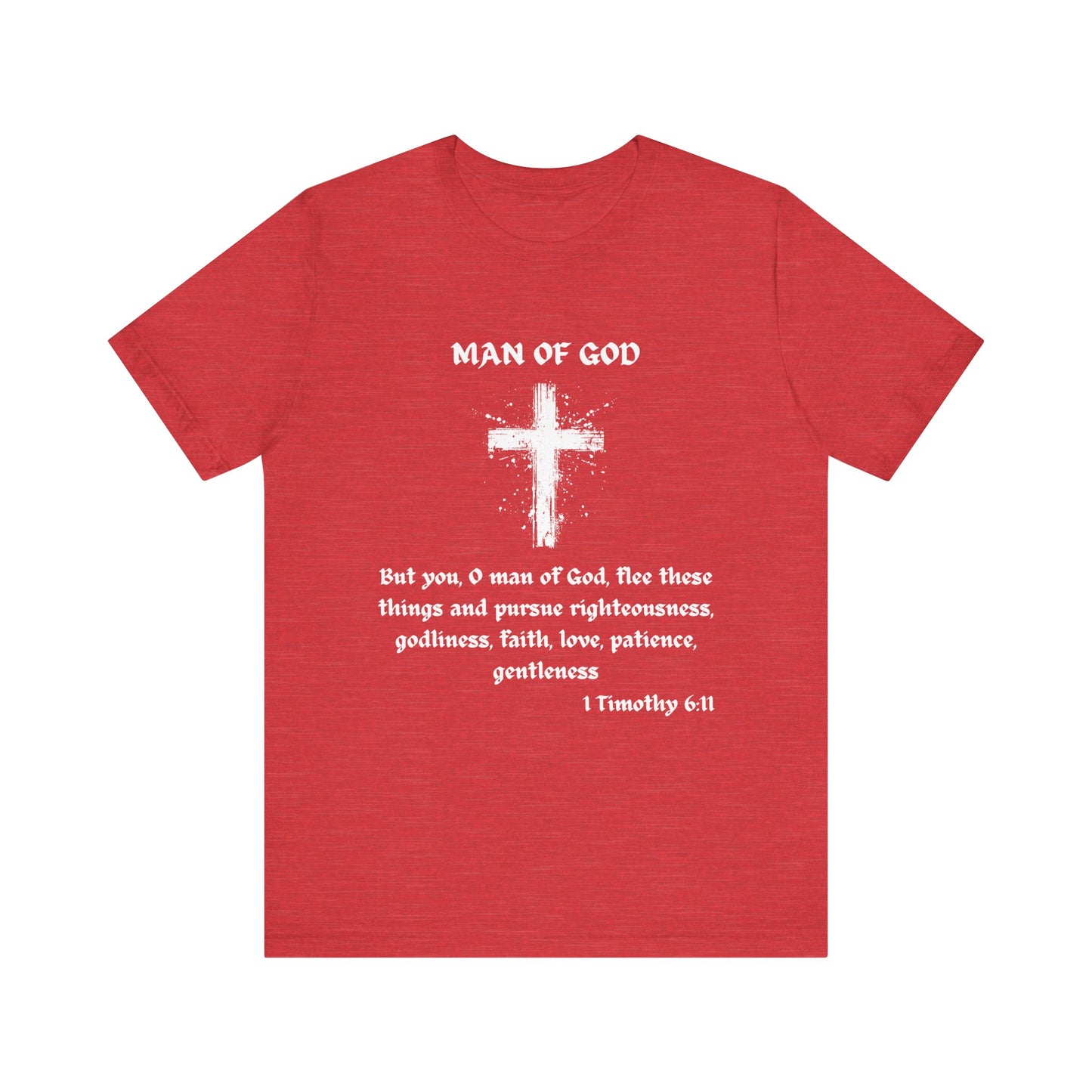 Man Of God Jersey Short Sleeve Tee