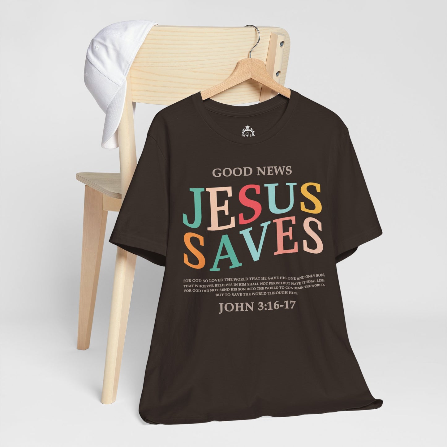 Jesus Saves Jersey Short Sleeve Tee